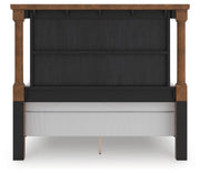 Rowlenstown Queen Poster Bed with Dresser and Nightstand in Brown - PKG023758