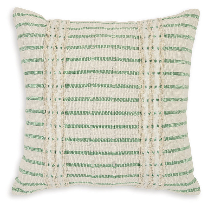 Rowton White/Green Pillow - A1001072P