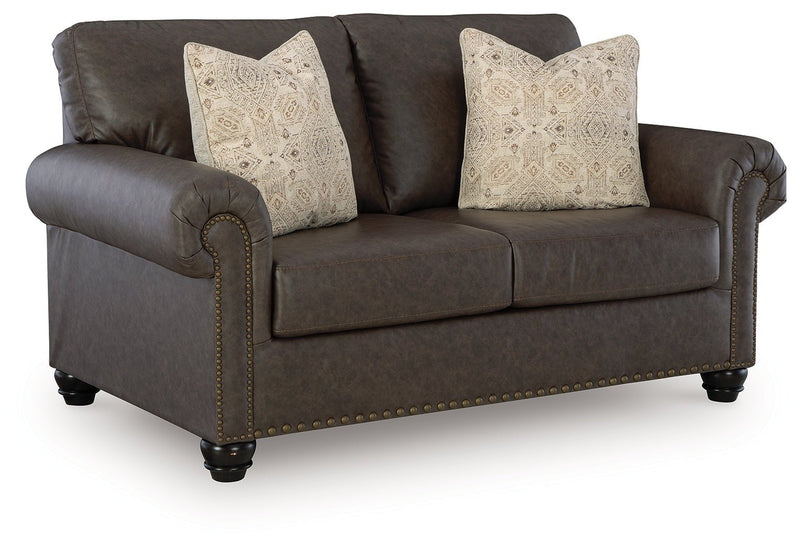 Roxmere Umber Loveseat - DMV FurnitureLoveseat