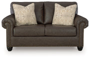 Roxmere Umber Loveseat - DMV FurnitureLoveseat
