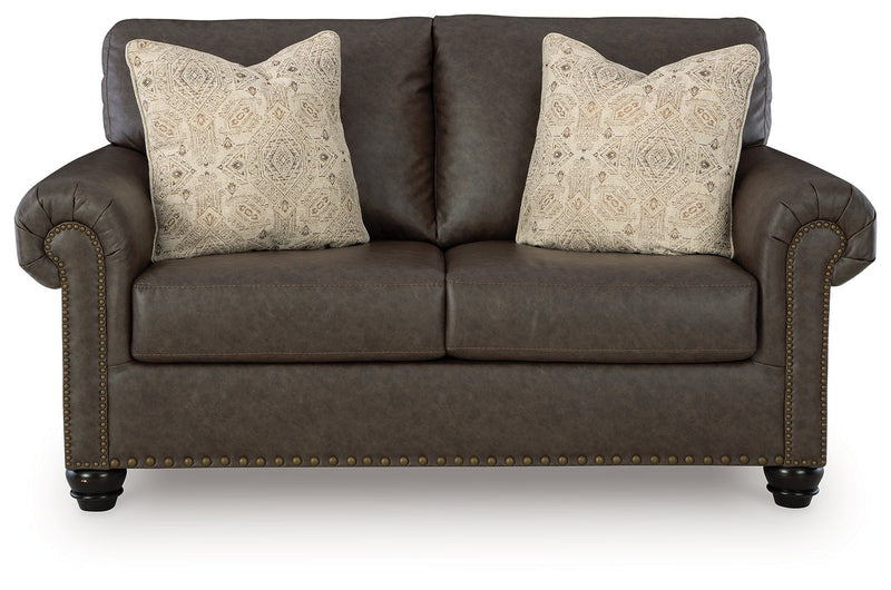 Roxmere Umber Loveseat - DMV FurnitureLoveseat