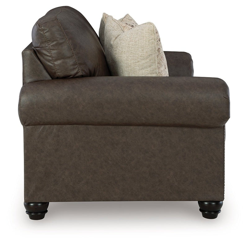 Roxmere Umber Loveseat - DMV FurnitureLoveseat