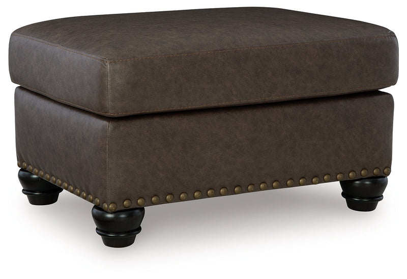 Roxmere Umber Ottoman - DMV FurnitureOttoman