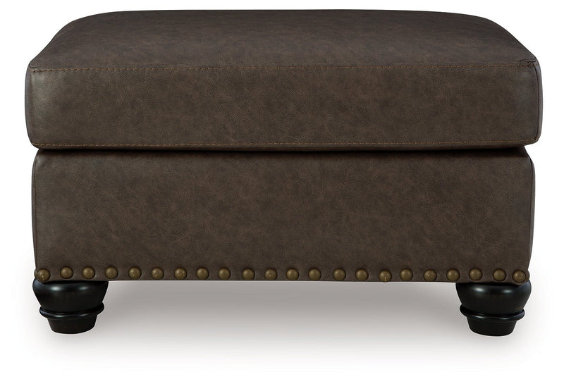 Roxmere Umber Ottoman - DMV FurnitureOttoman