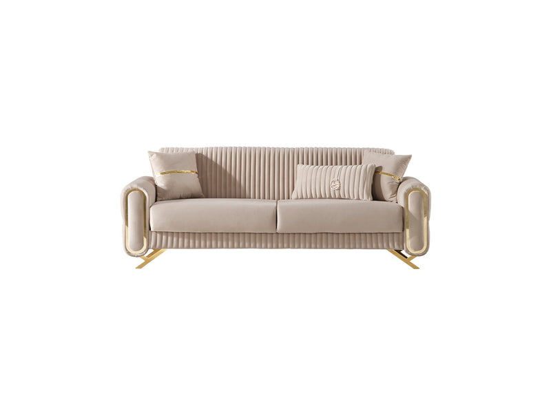 Royal Convertible Sofa Beige in Beige - 101-ROY-ANK529-3
