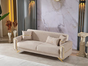 Royal Convertible Sofa Beige in Beige - 101-ROY-ANK529-3