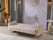 Royal Convertible Sofa Beige in Beige - 101-ROY-ANK529-3