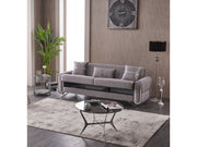 Royal Convertible Sofa Light Grey in Light Grey - 101-ROY-LUX405-3