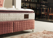 Royal King Storage Bed With Headboard Pink - King - 111-ROY-H18-200-SET