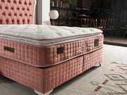 Royal King Storage Bed With Headboard Pink - King - 111-ROY-H18-200-SET