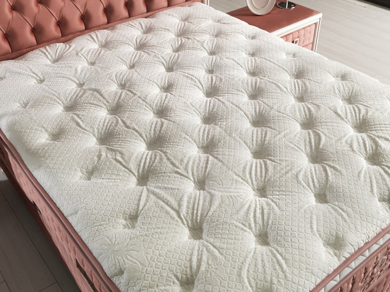 Royal King Storage Bed With Headboard Pink - King - 111-ROY-H18-200-SET