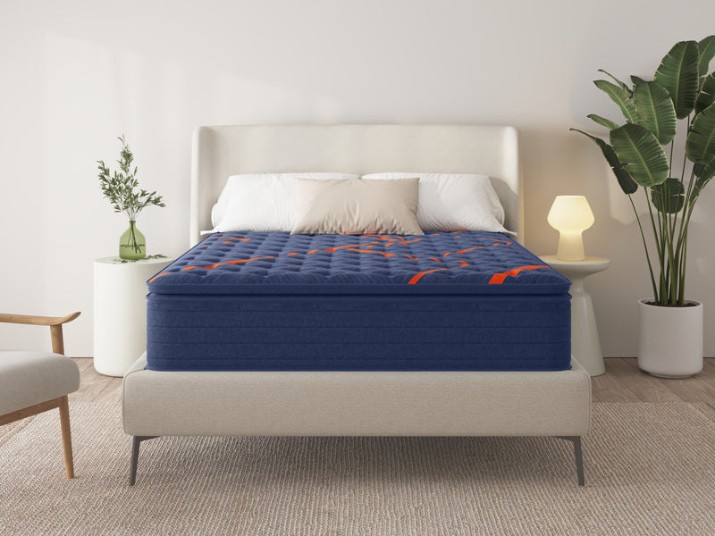 Royal Pillow Top Series Full Mattress - With Boxspring - 47755638669529