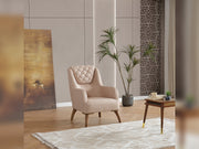 Ruby 3-pieces (Sofa & Loveseat & Chair) Livingroom Set Beige in Beige - 101-RUB-VER091-321
