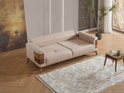 Ruby 3-pieces (Sofa & Loveseat & Chair) Livingroom Set Beige in Beige - 101-RUB-VER091-321