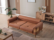 Ruby 3-pieces (Sofa & Loveseat & Chair) Livingroom Set Brick in Brick - 101-RUB-VER095-321
