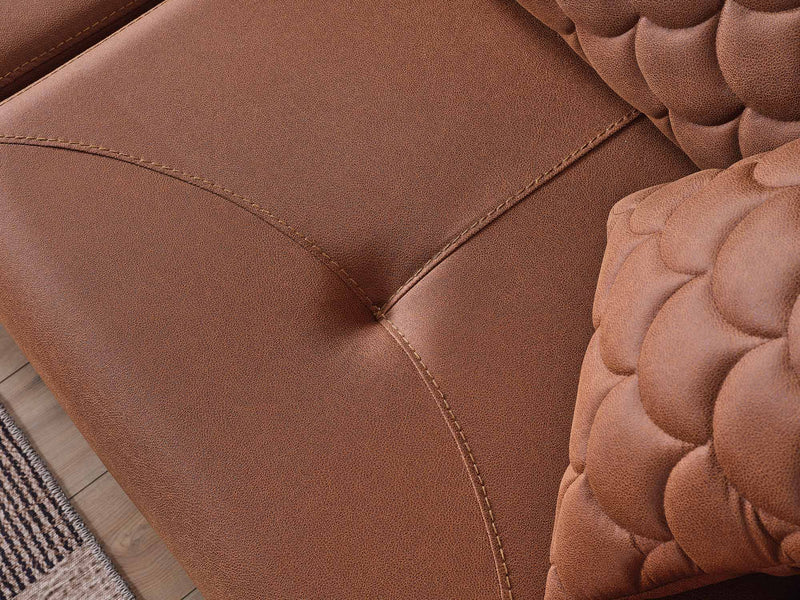 Ruby Convertible Sofa Brick in Brick - 101-RUB-VER095-3