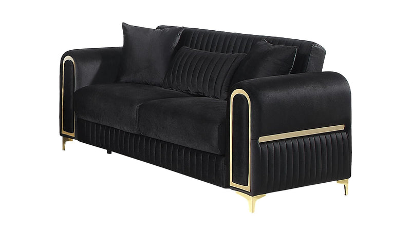 Ruby Loveseat Black - Ruby Loveseat Black