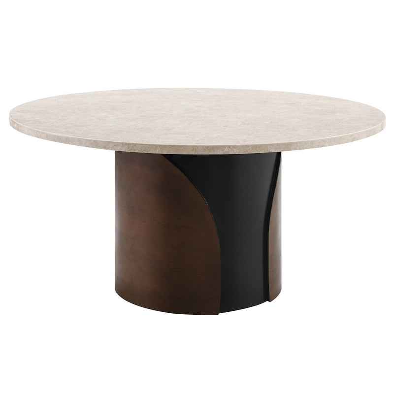 Rufina Round Dining Table w/Marble Top - DN07030