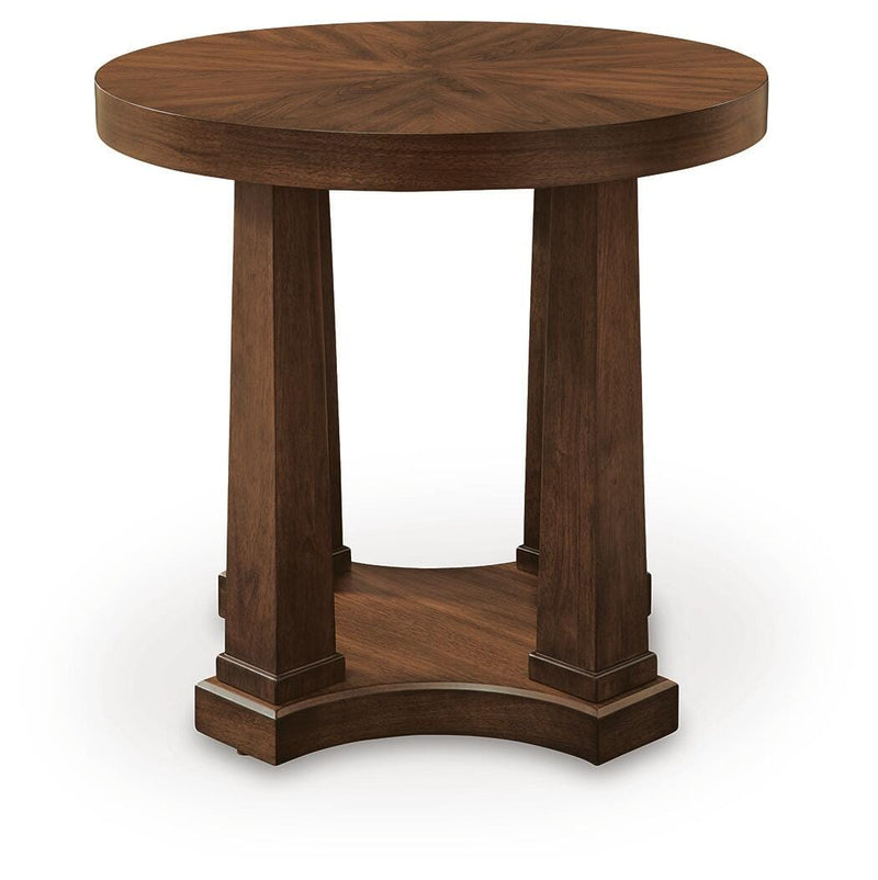 Rustic Plains Warm Brown End Table - T877-6