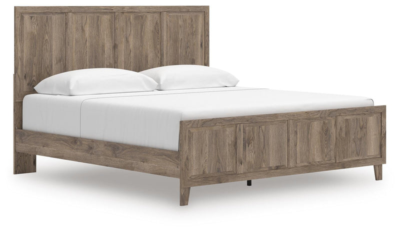 Rusticott Brown King Panel Bed - PCB2260B6