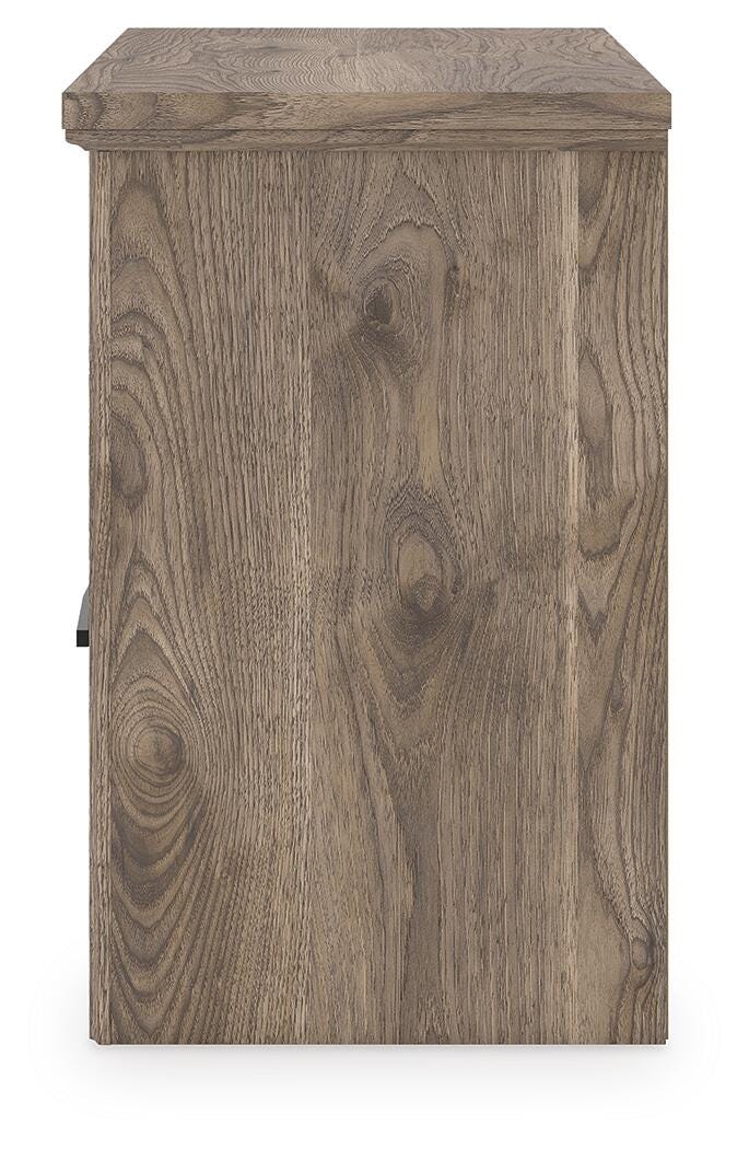 Rusticott Brown King Poster Bed, Dresser and Nightstand - PCB2260B9