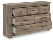 Rusticott Brown King Poster Bed, Dresser and Nightstand - PCB2260B9