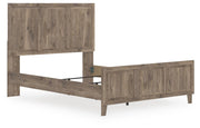 Rusticott Brown Queen Panel Bed - PCB2260B2