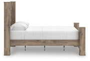 Rusticott Queen Poster Bed with Dresser in Brown - PKG023700