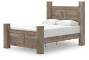 Rusticott Queen Poster Bed with Dresser in Brown - PKG023700