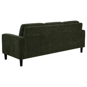 Ruth 2-piece Fabric Upholstered Track Arm Sofa Matcha Green - 511214-S2