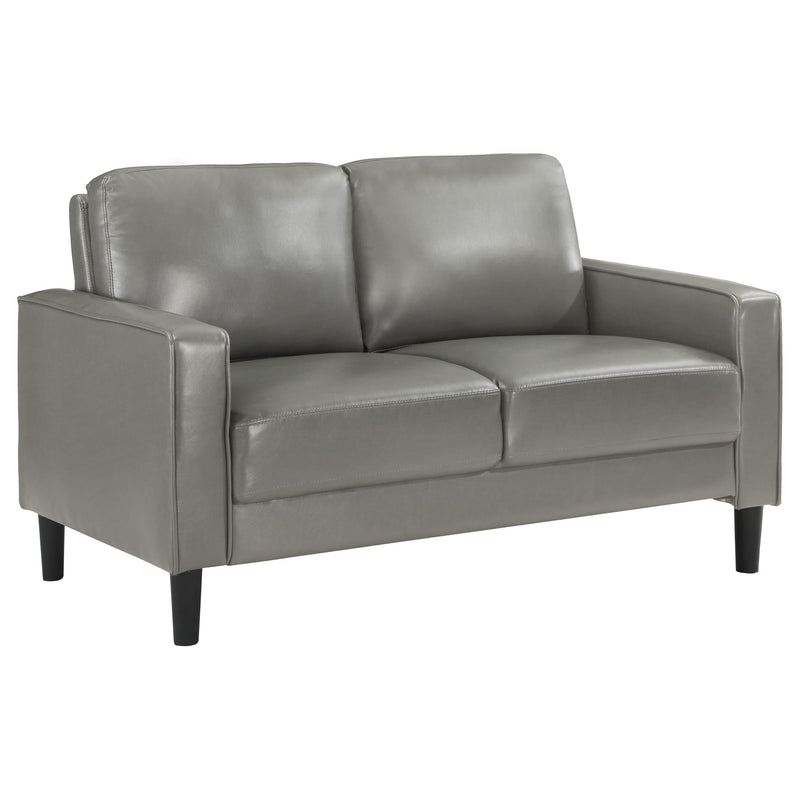 Ruth 3-piece Upholstered Track Arm Sofa Set Grey - 508365-S3