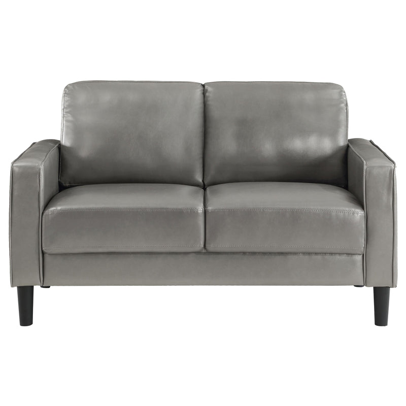 Ruth 3-piece Upholstered Track Arm Sofa Set Grey - 508365-S3