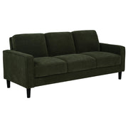 Ruth 77-inch Fabric Upholstered Track Arm Sofa Matcha Green - 511214