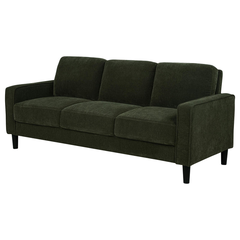 Ruth 77-inch Fabric Upholstered Track Arm Sofa Matcha Green - 511214
