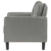 Ruth Upholstered Track Arm Accent Chair Grey - 508367