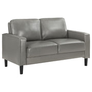 Ruth Upholstered Track Arm Loveseat Grey - 508366