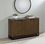 Ryatt 4-door Engineered Wood Accent Cabinet Dark Pine - 950393