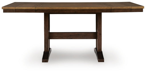 Rylandeen Light Brown/Dark Brown Counter Height Dining Extension Table - PCD651-32