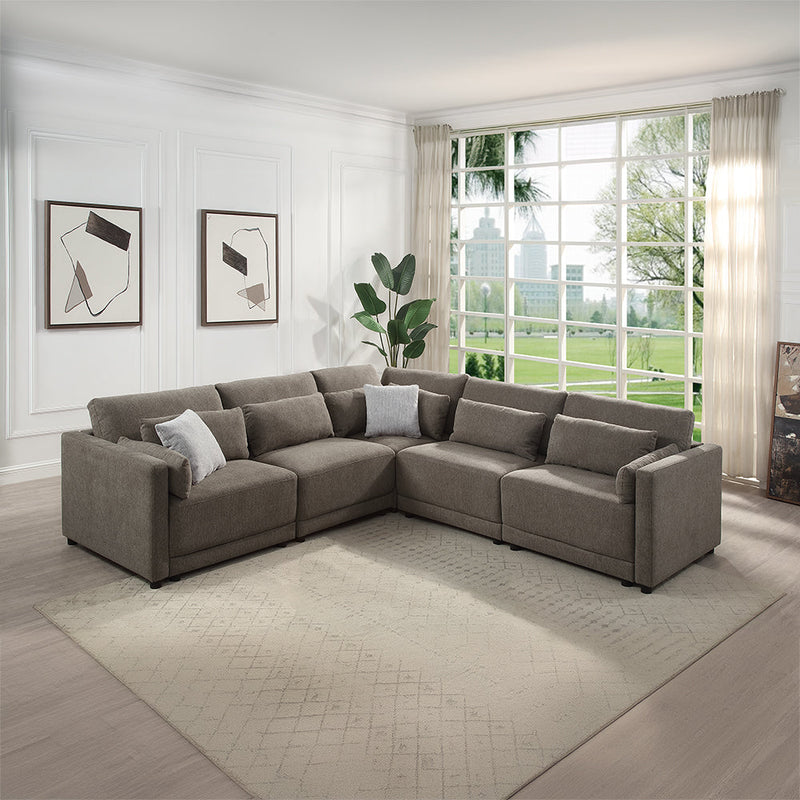 Rylie Modular - Left Facing Chair w/3 Pillows - LV03150