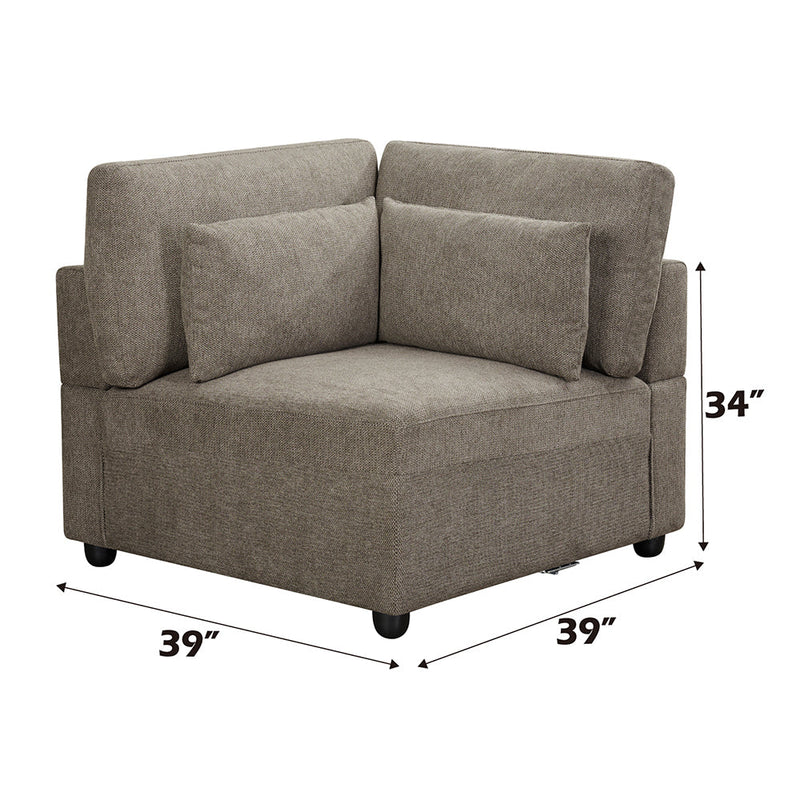 Rylie Modular - Wedge w/3 Pillows - LV03153