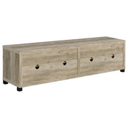 Sachin 3-piece 79-inch TV Entertainment Center Antique Pine - 736283-SET