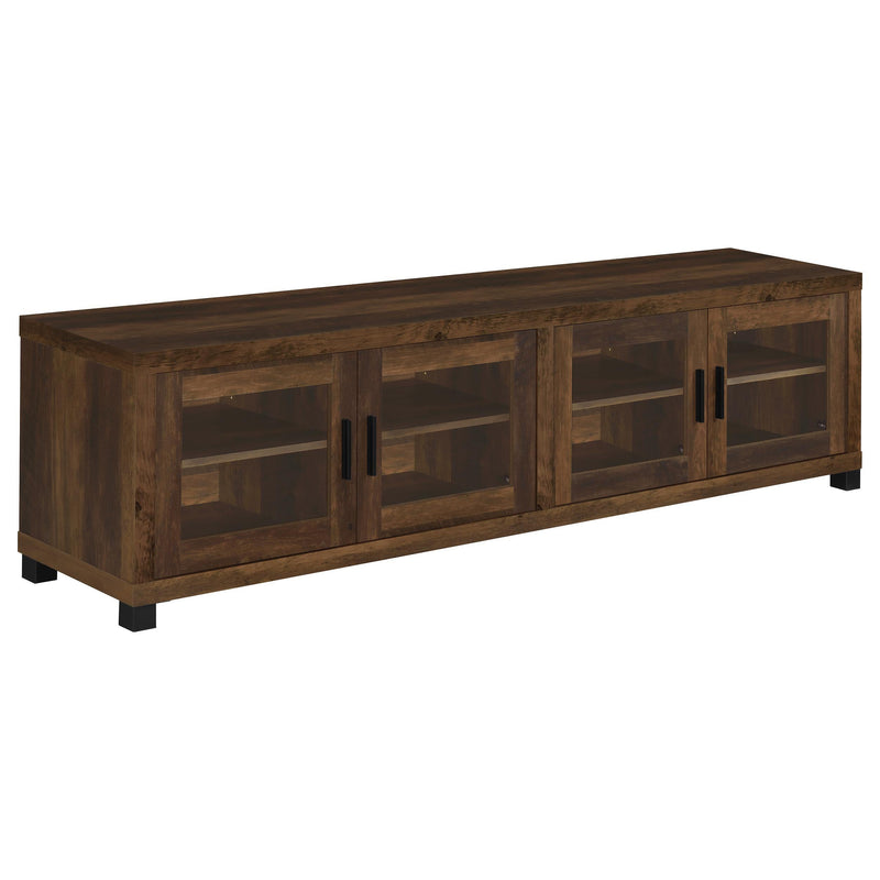 Sachin 3-piece 79-inch TV Entertainment Center Dark Pine - 736293-SET