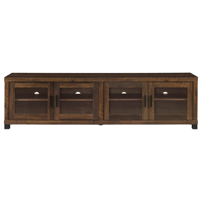 Sachin 3-piece 79-inch TV Entertainment Center Dark Pine - 736293-SET
