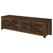 Sachin 3-piece 79-inch TV Entertainment Center Dark Pine - 736293-SET