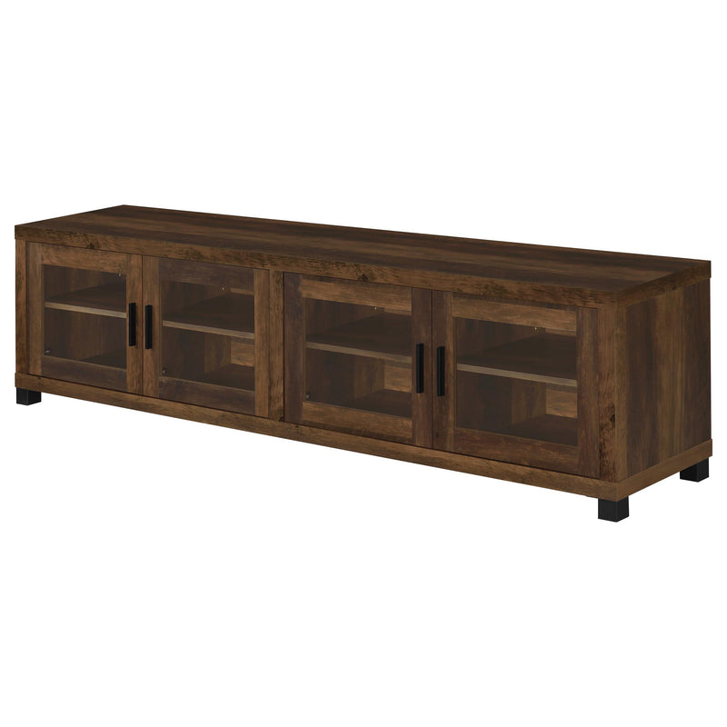 Sachin 3-piece 79-inch TV Entertainment Center Dark Pine - 736293-SET