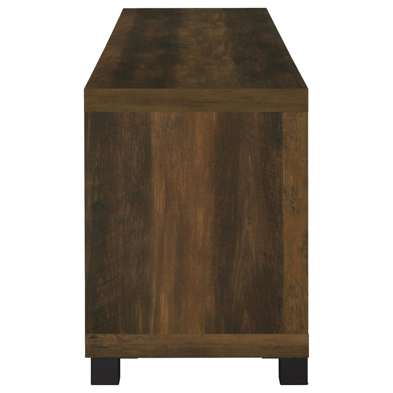 Sachin 3-piece 79-inch TV Entertainment Center Dark Pine - 736293-SET
