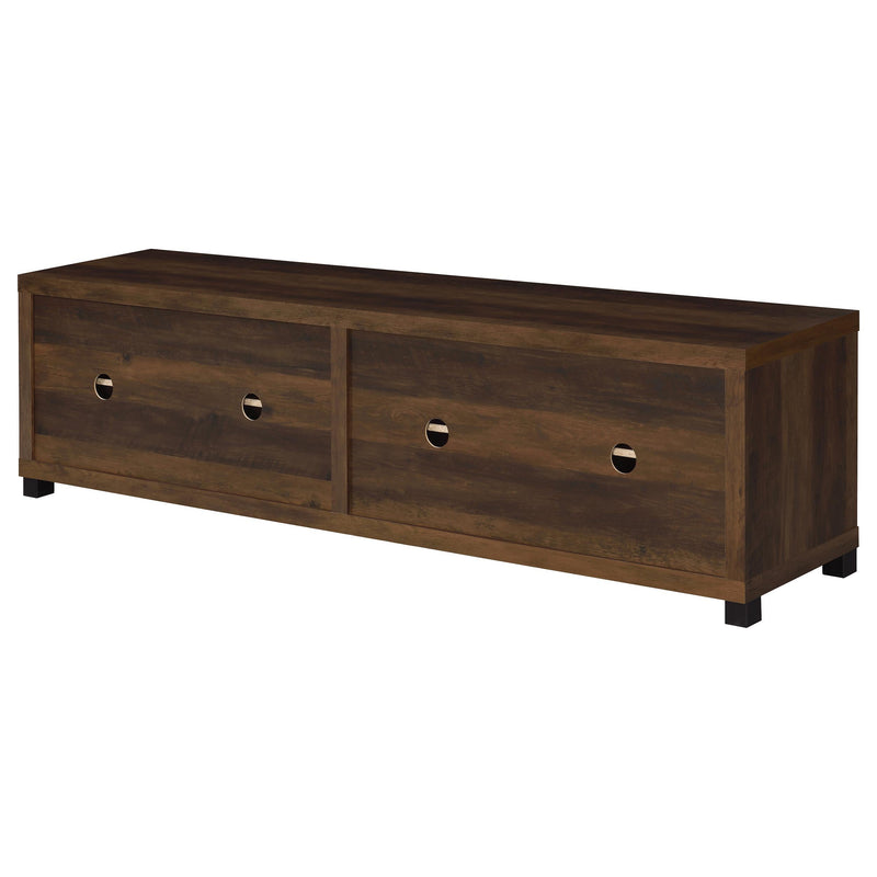 Sachin 3-piece 79-inch TV Entertainment Center Dark Pine - 736293-SET