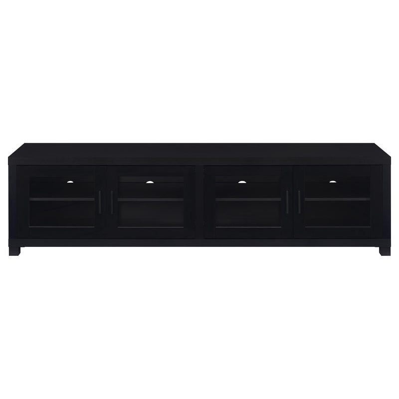 Sachin 3-piece Entertainment Center 79-inch TV Stand Black - 736303-SET