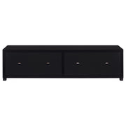 Sachin 3-piece Entertainment Center 79-inch TV Stand Black - 736303-SET