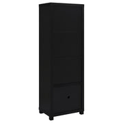 Sachin 3-piece Entertainment Center 79-inch TV Stand Black - 736303-SET
